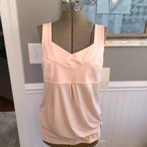 Lululemon Powder Pink Run Tame Me Tank! NWT! So beautiful and lux 💕